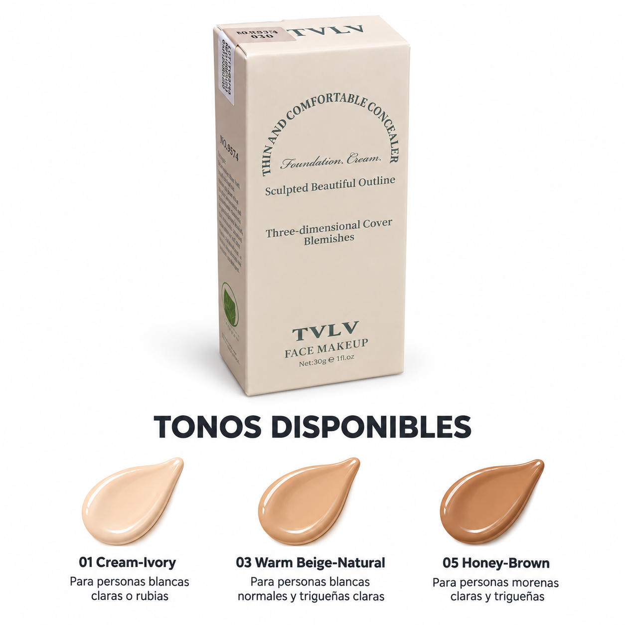 base corrector tvlv 3 en 1